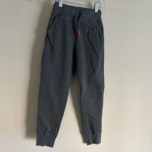 Psycho Bunny Kids Jogger Sweat Pants Bunny Skull Logo Size XS 5/6 Kids Grey